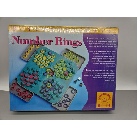 Discovery Toys Number Rings Game Educational Numbers Math 2002 New - Picture 1 of 7
